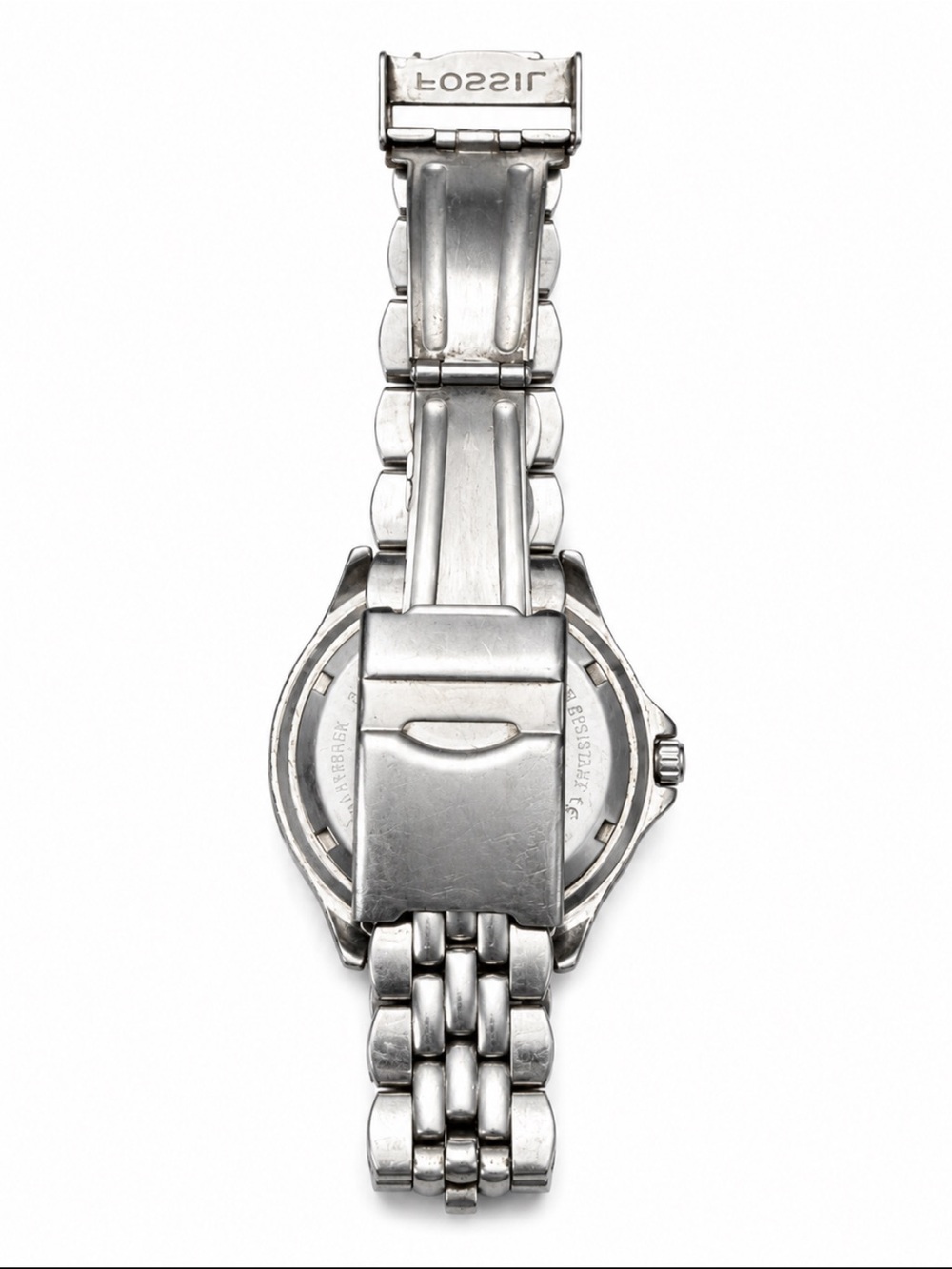 Fossil Blue Moon Phase Stainless Steel Watch BQ-8777 100M Water Resistant & Tin - Picture 5 of 7
